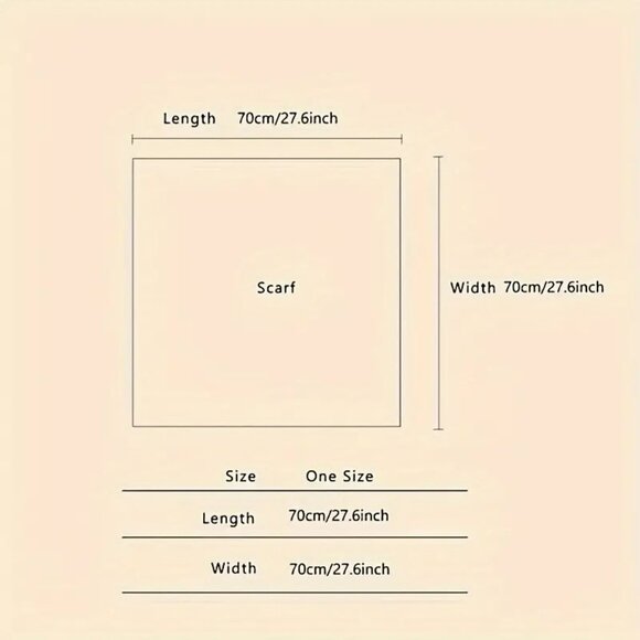 NWT - Chic Women's Large Square Scarf (SKU 0285) - Picture 2 of 2